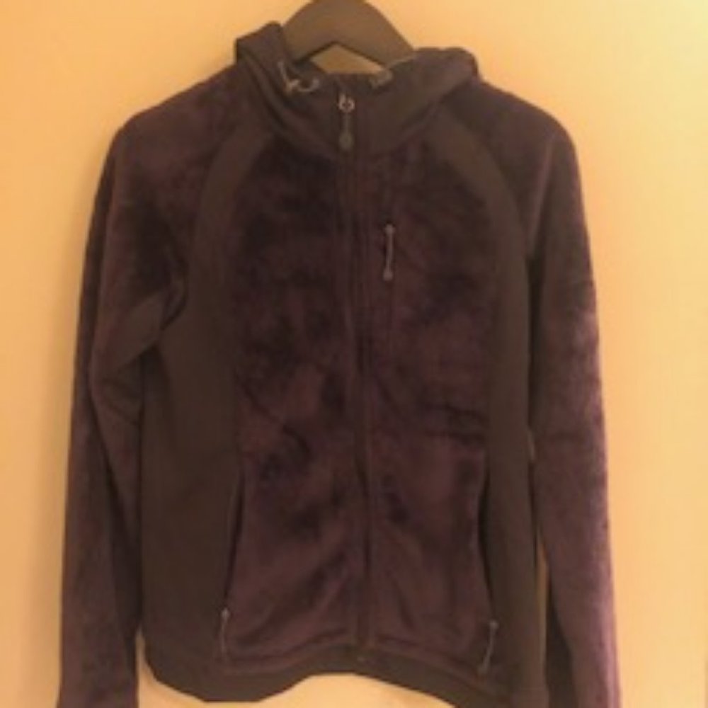 Purple Microfleece Hooded Jacket